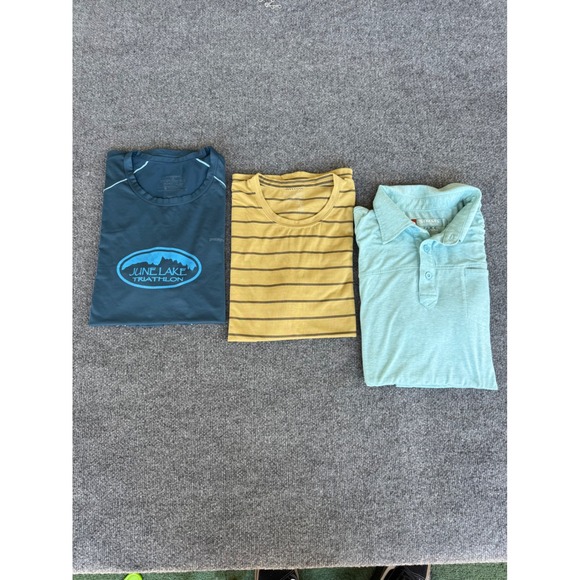 Other - PATAGONIA & SIMMS Mens polo bundle lot of 3 different size